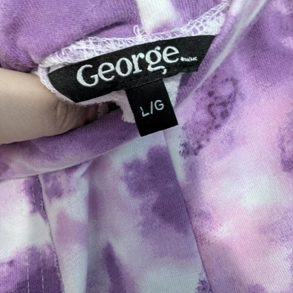 Euc George tie dye jogger capris size L - Picture 6 of 7